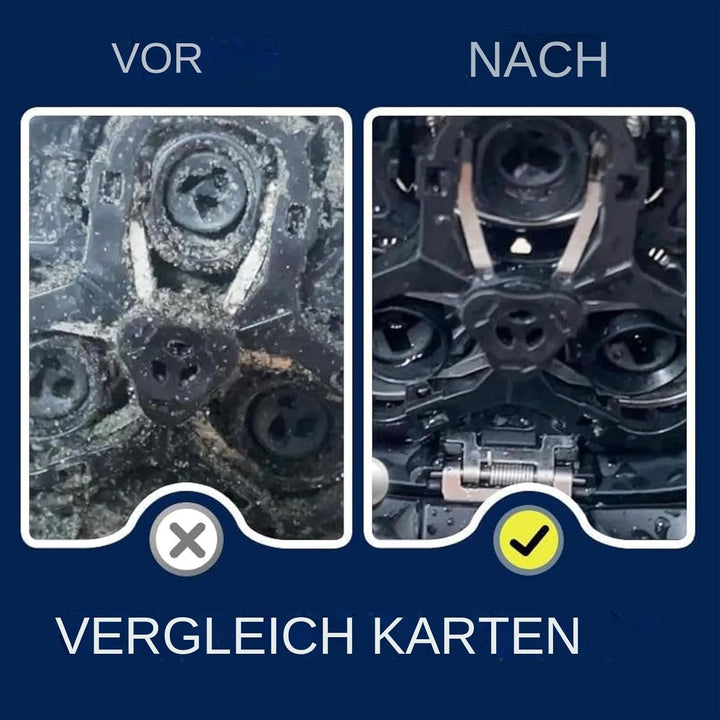 260ml Shaver Cleaner - Quick Clean Pod Cartridges for Electric Shavers, Hygienic Cleaning, natural e