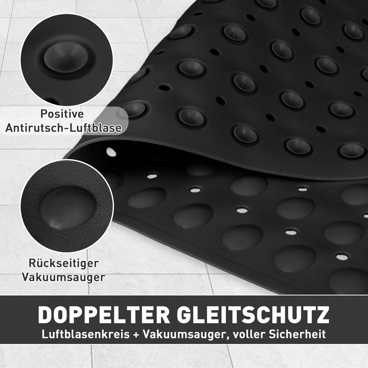 Duschmatte rutschfest Antirutschmatte Dusche 70 x 70 cm: Eckduschmatte Dreieckig Duscheinlage rutsch