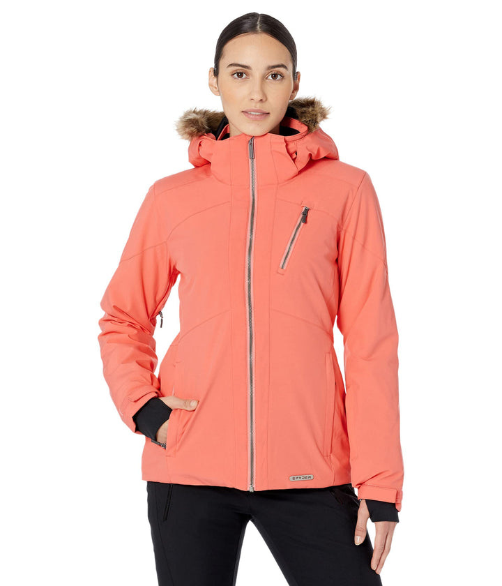 Spyder Damen Skyline Skijacke (1er Pack) L Dark Pink, L Dark Pink