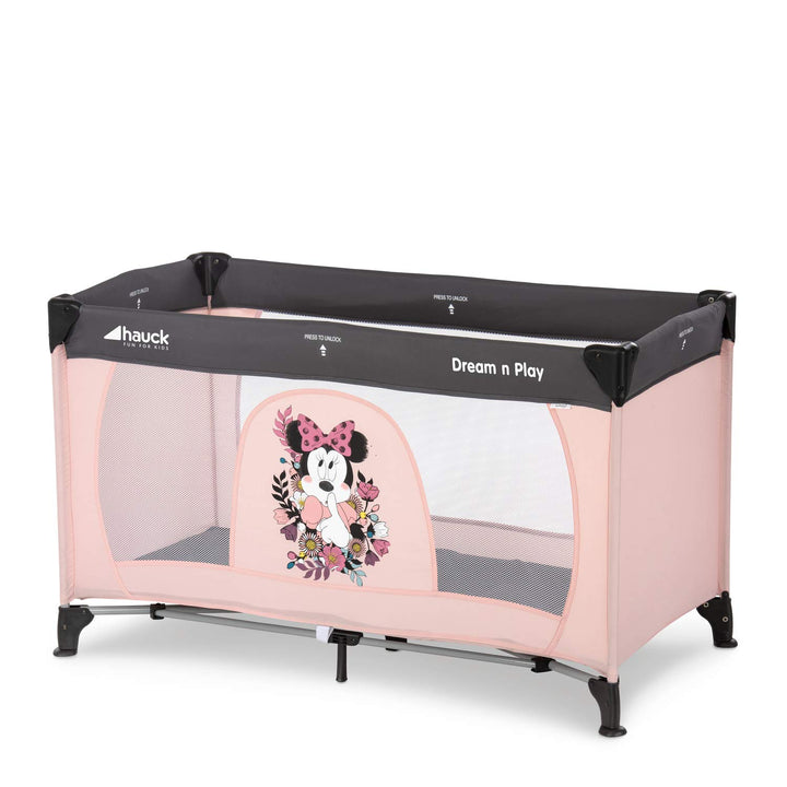 hauck Kinderreisebett Dream N Play ab Geburt bis 15 kg, Klein Zusammenklappbar inkl. Tragetasche und