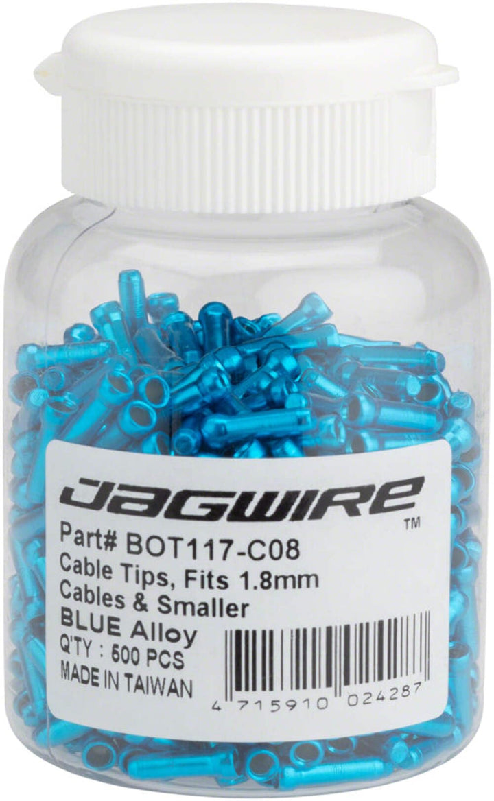 Jagwire Bremsen oder Bit Set-Betriebsstufen 500 Stück Blau - Blau, Blau - Blau