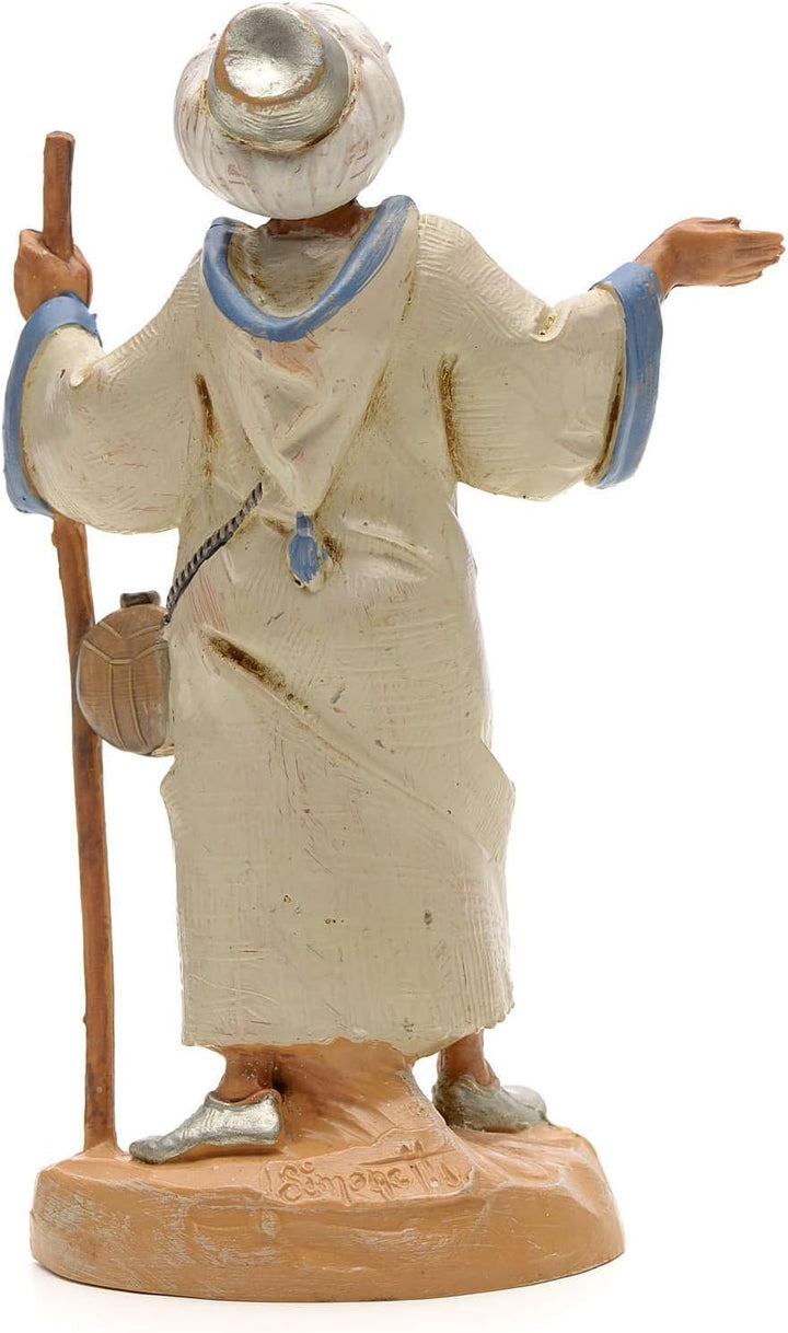 Holyart Figur Schafshirte mit Stock 12 cm Fontanini
