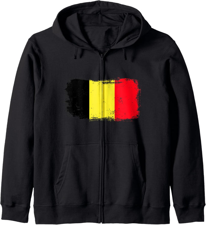Belgische Nationalflagge Kapuzenjacke