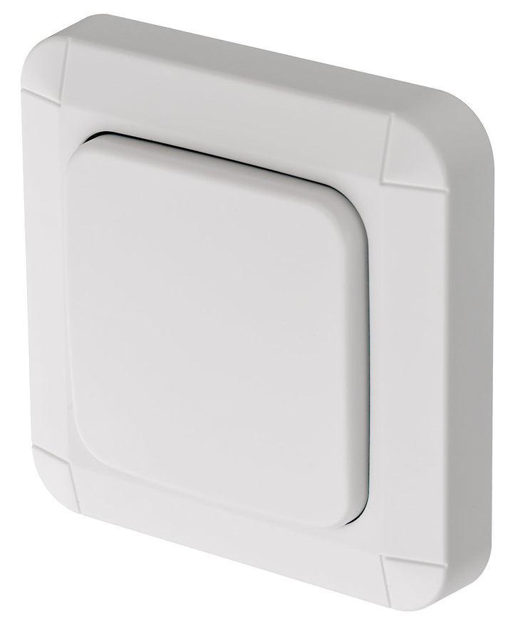 Brennenstuhl BrematicPRO Smart Home Wandschalter für innen und aussen (Funk-Wandtaster zum Kleben od