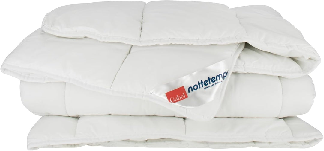 Gabel nottetempo Daunenjacke Mikrofaser Warme Mikrofaser (1.5cm) 205x155x1.5 cm Bianco 205x155x1.5 c