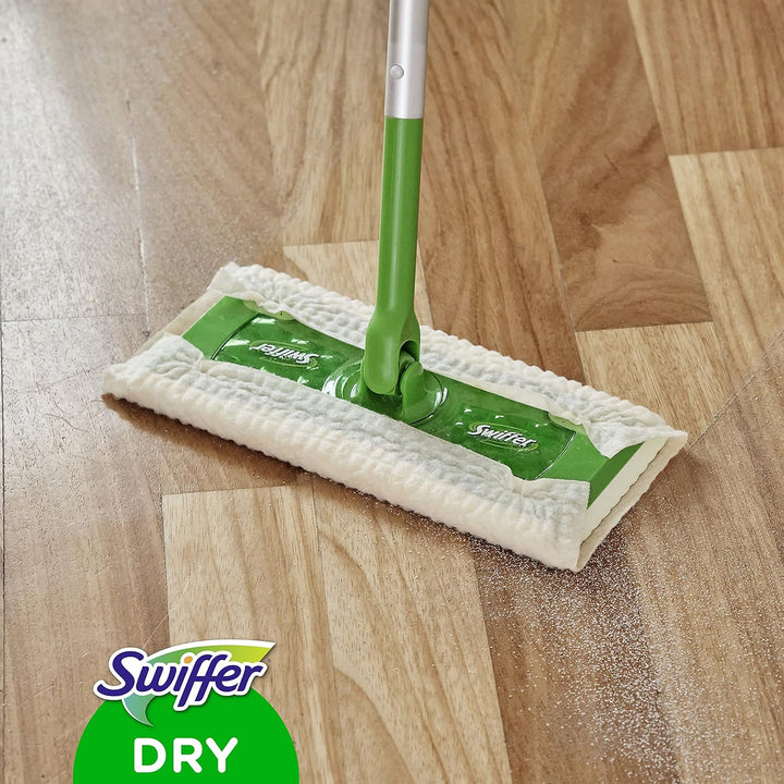 Swiffer Bodenreiniger Trockene Bodentücher, 120 Stück, Ideal für Staub, Tierhaare & Allergene, Weiss