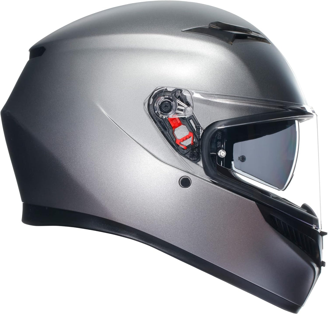 AGV - K3 E2206 MPLK Motorradhelm, Herren Integralhelm, ECE Vollvisierhelm mit Schweissabsorption, Sp