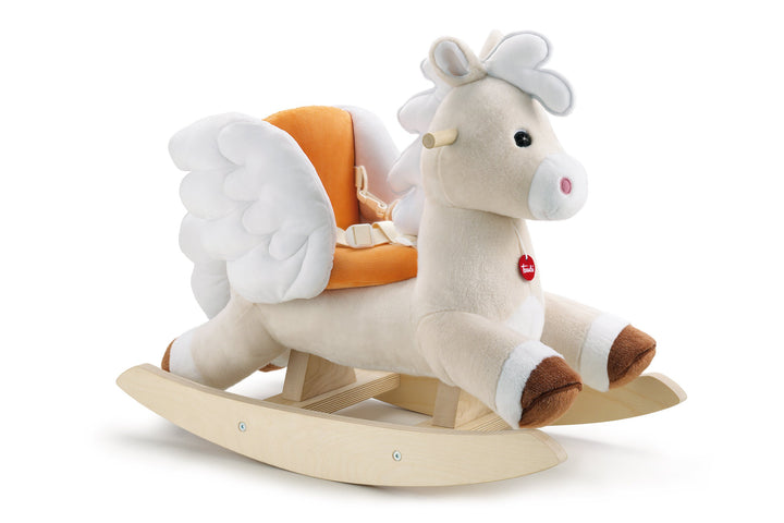 Baby Pegaso Rutschpferd | Plüsch-Schaukelspielzeug | Trudi | 33x53x72cm | XXL | Rocking Animals | Mo