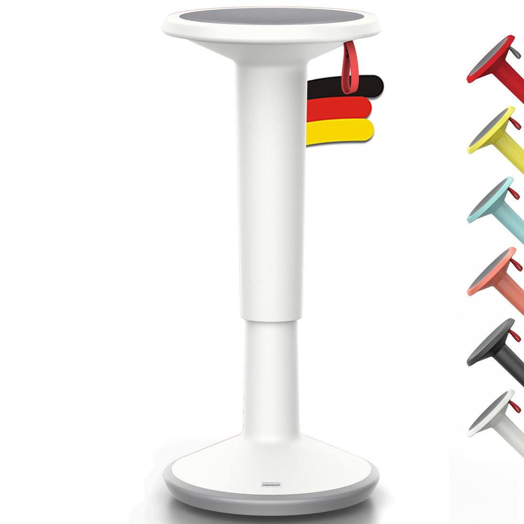 Interstuhl UPis1 Stehhocker - ergonomisch & höhenverstellbar - Hocker mit rutschhemmender Standfläch