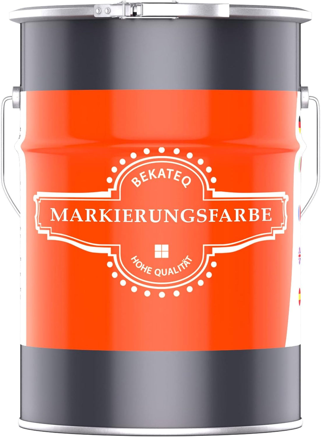 BEKATEQ LS-820 Strassenmarkierungsfarbe seidenmatt, 2,5l Weiss, Markierungsfarbe, Fahrbahnmarkierung