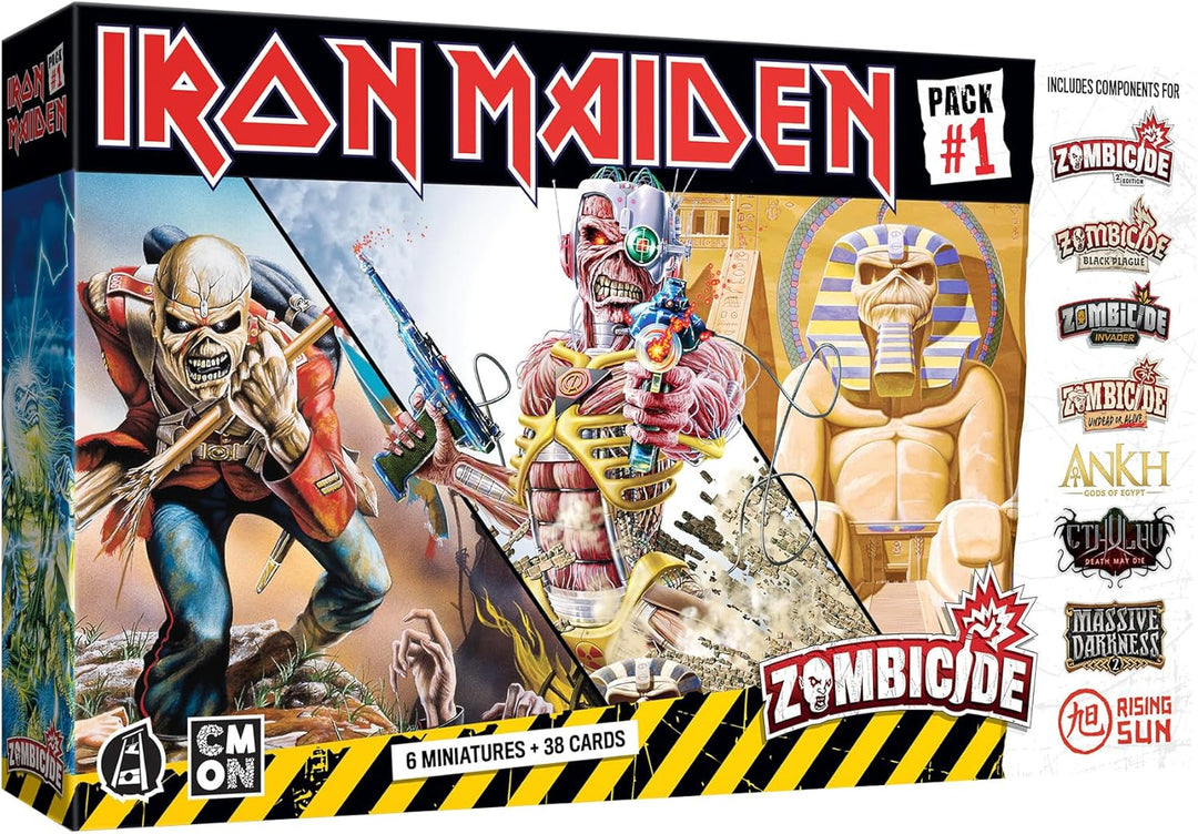Zombicide Iron Maiden Character Pack #1 – Set von Iron Maiden Miniaturen, kompatibel mit Zombicide 2