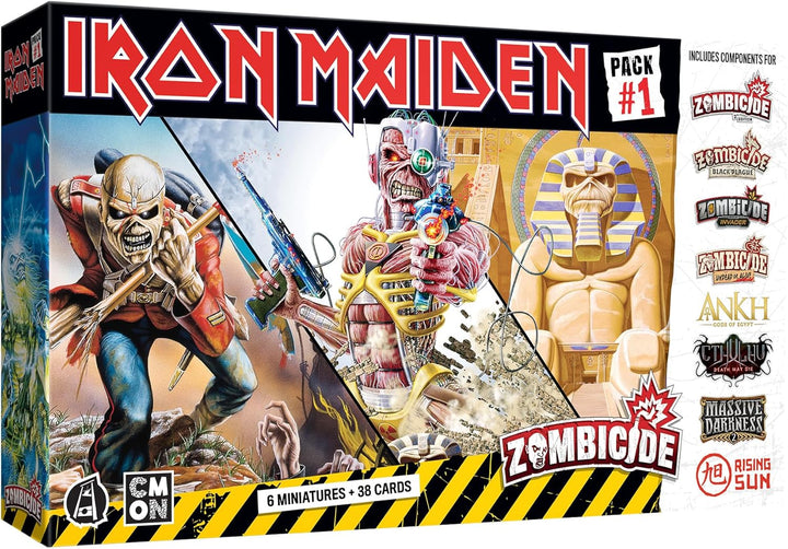 Zombicide Iron Maiden Character Pack #1 – Set von Iron Maiden Miniaturen, kompatibel mit Zombicide 2