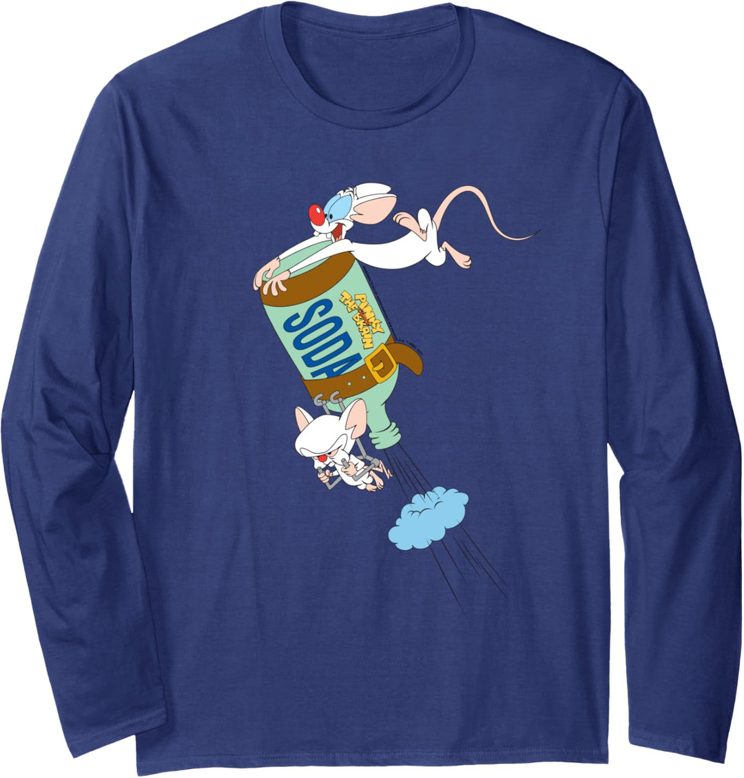 Animaniacs Pinky and the Brain Take Off Langarmshirt