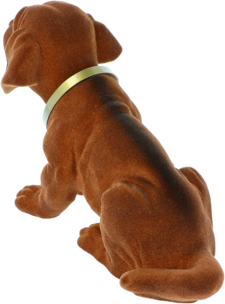RAKSO Original Dackel mit Gelenk, gross, 29 cm, Mehrfarbig, Tierdruck, Wohndeko, Figurine
