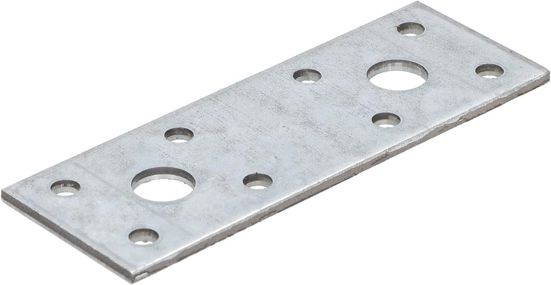 KOTARBAU Lochplatten 116 x 40 mm Verzinkt Silber Flachverbinder Holzverbinder Innen – Aussenbereich