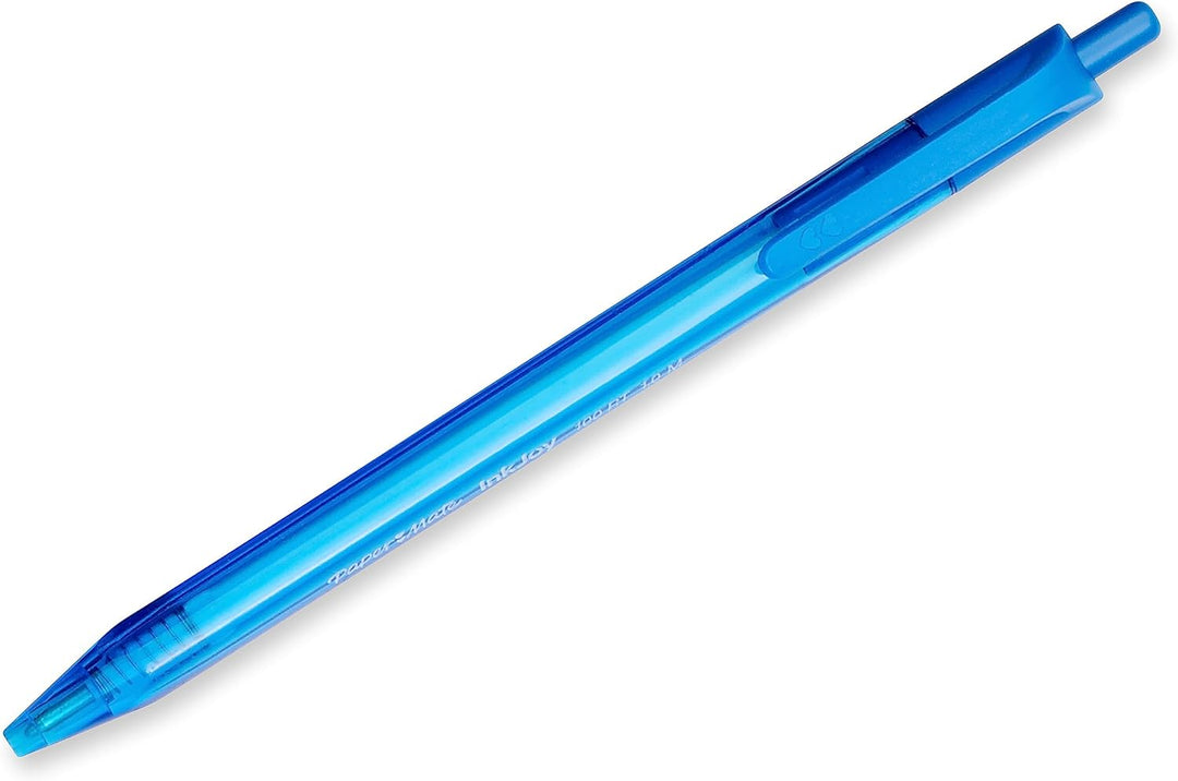 Paper Mate InkJoy 100RT Retractable Kugelschreiber | mittlere Spitze (1,0 mm) | Blau | 100 Stück Bla