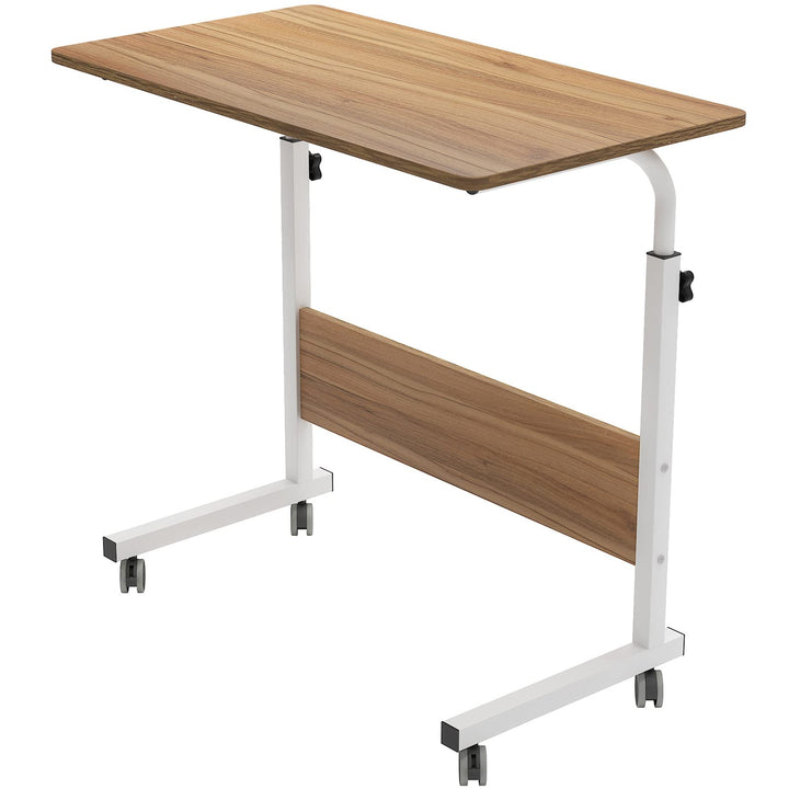 sogesfurniture höhenverstellbar Laptoptisch Laptopständer Computertisch mit Rollen, mobiler Beistell