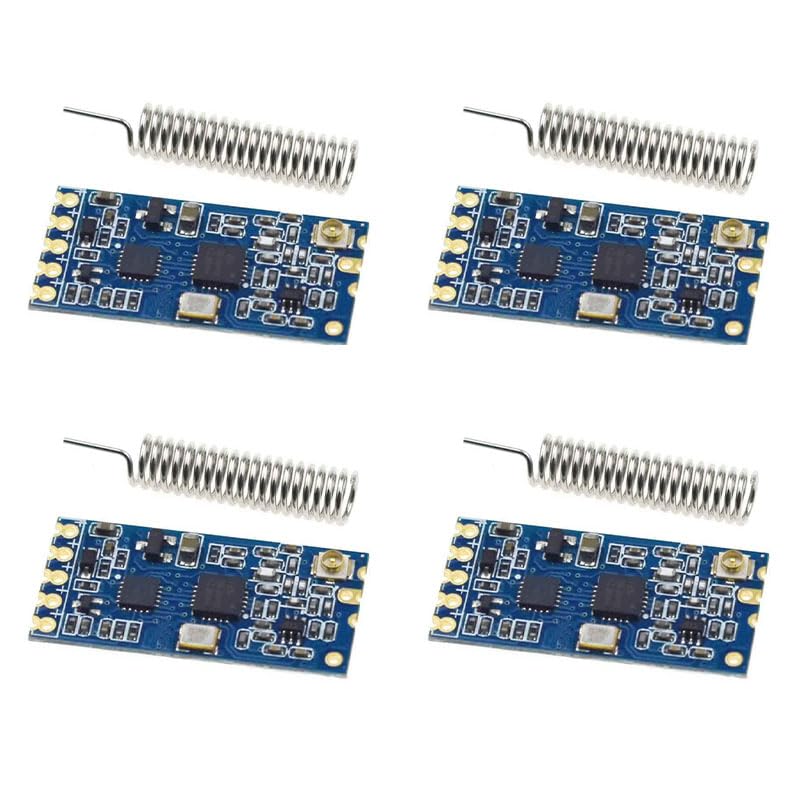 4Pcs HC-12 SI4438 Serial Port Board