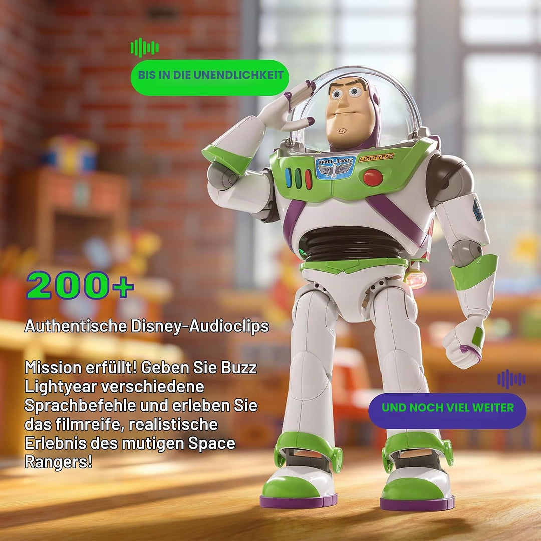 Robosen Buzz Lightyear Interaktiver Roboter – Sprach- &amp; App-gesteuertes Spielzeug mit realistischen
