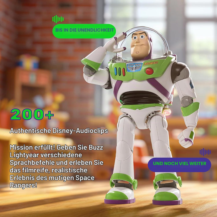 Robosen Buzz Lightyear Interaktiver Roboter – Sprach- &amp; App-gesteuertes Spielzeug mit realistischen