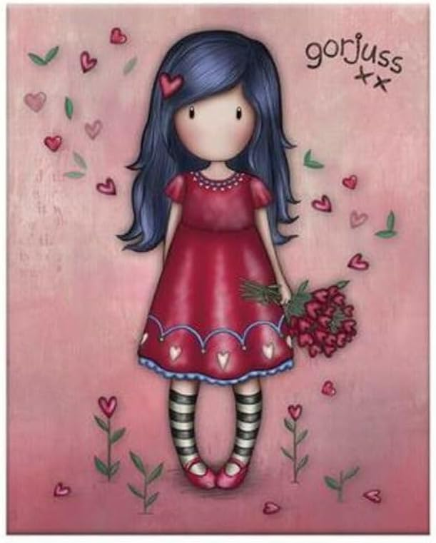 Santoro M1040 Gorjuss Sparkle & Bloom Display Haftnotizen 1048GJD01 - Catch A Falling Star, Cherry B