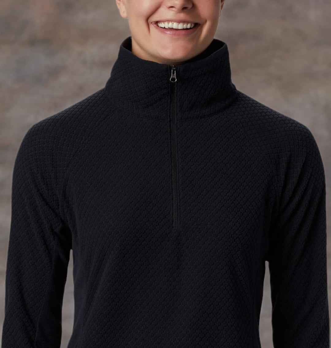 Columbia Damen Glacial™ Iv Print 1/2 Zip Pullover (1er Pack) XL Black Quilt Pattern/Black, XL Black