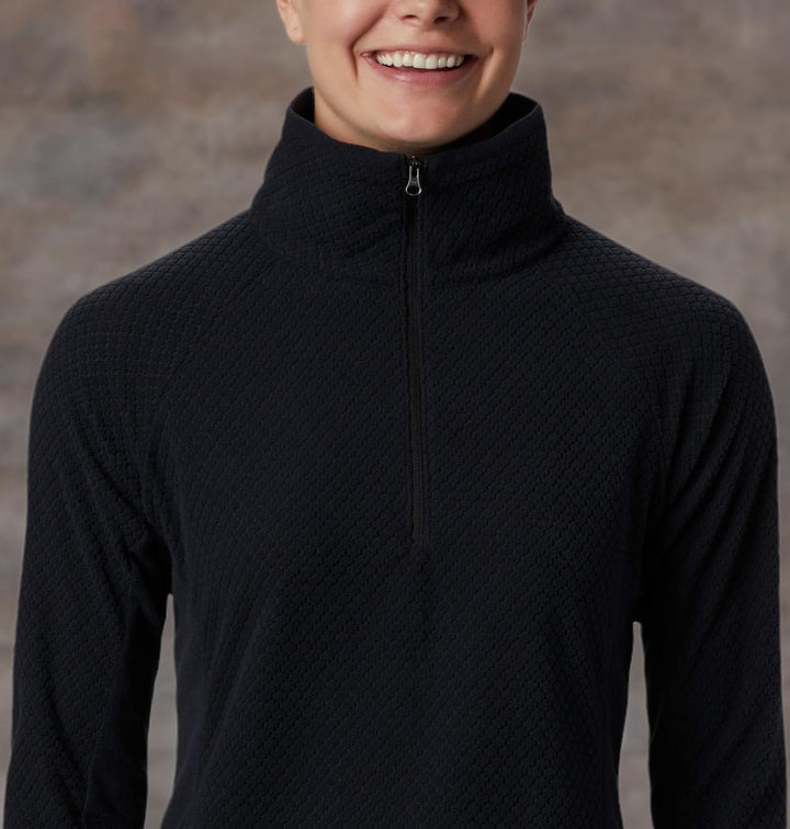 Columbia Damen Glacial™ Iv Print 1/2 Zip Pullover (1er Pack) XL Black Quilt Pattern/Black, XL Black