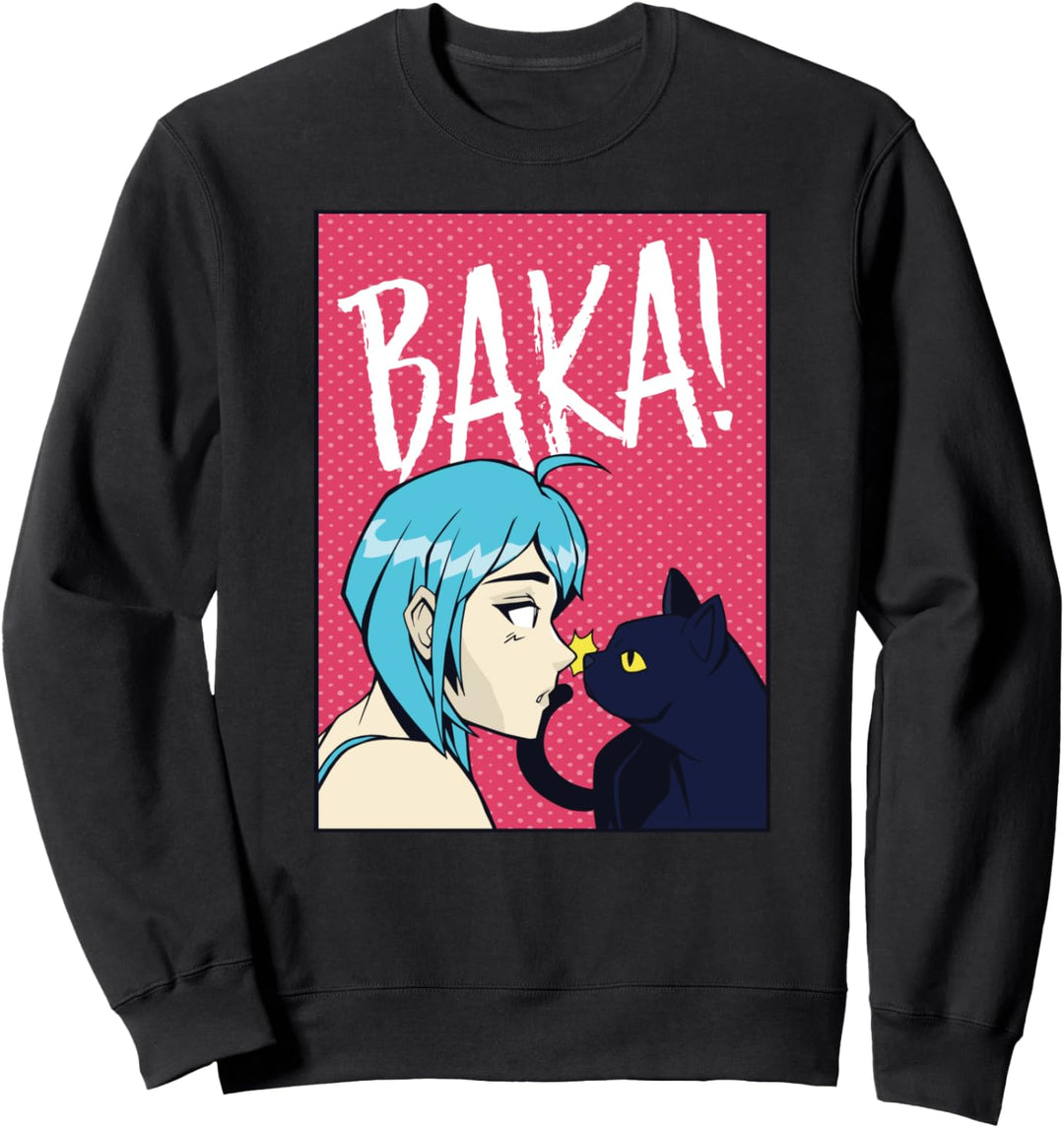 Baka Süsse Katze Klaps - Kawaii Japanisch Anime Meme Sweatshirt