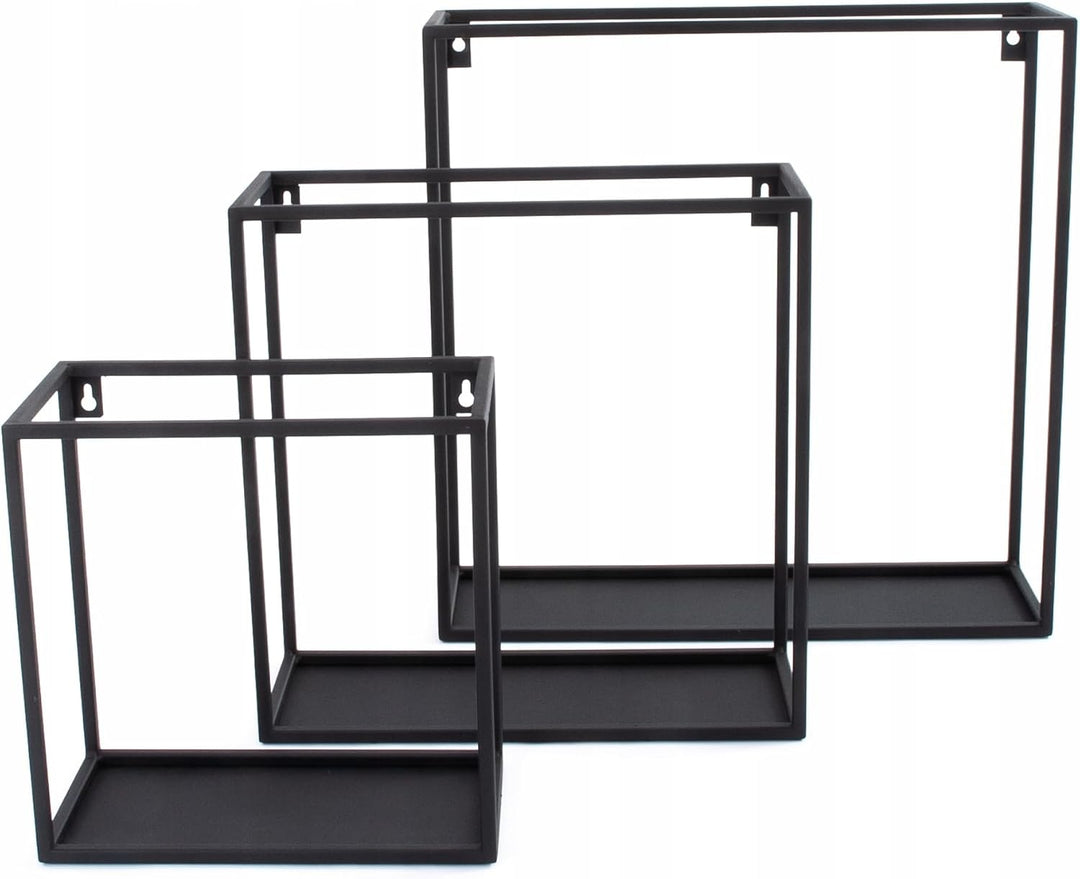 Kapaga - Set 3x Blumenregal - Pflanzenregal aus Metall - Blumenständer - Pflanzenständer - Blumenban