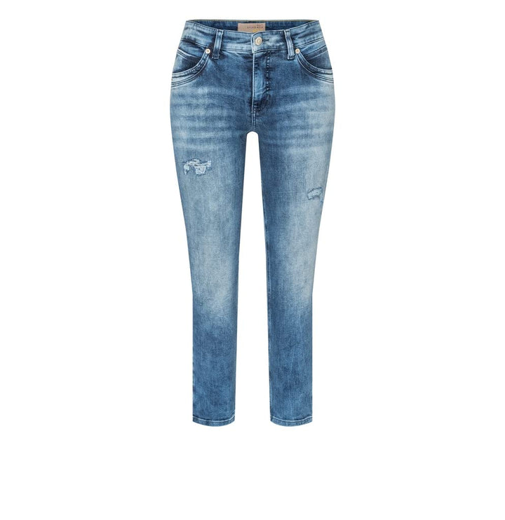 MAC Jeans Mac Damen Jeans Mel, Light Authentic Denim 0389262090 Blau 38-30