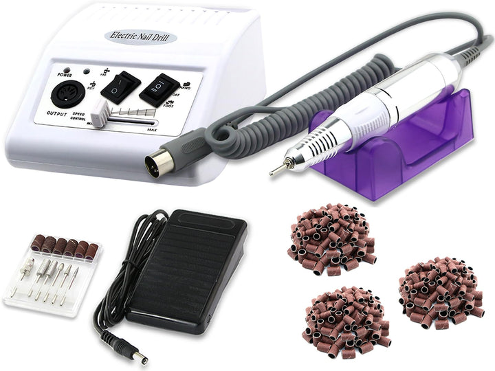 Pediküre-Set POWER Professionelle Hand- und Fusspflege Set mit Fräser Hornhautenferner vom Fachhande