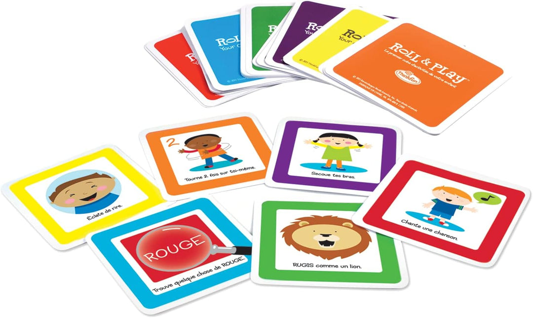 Ravensburger ThinkFun – Roll & Play – Lernspiel – Der erste Aktivitätswürfel Ihres Kindes – 1 Spiele
