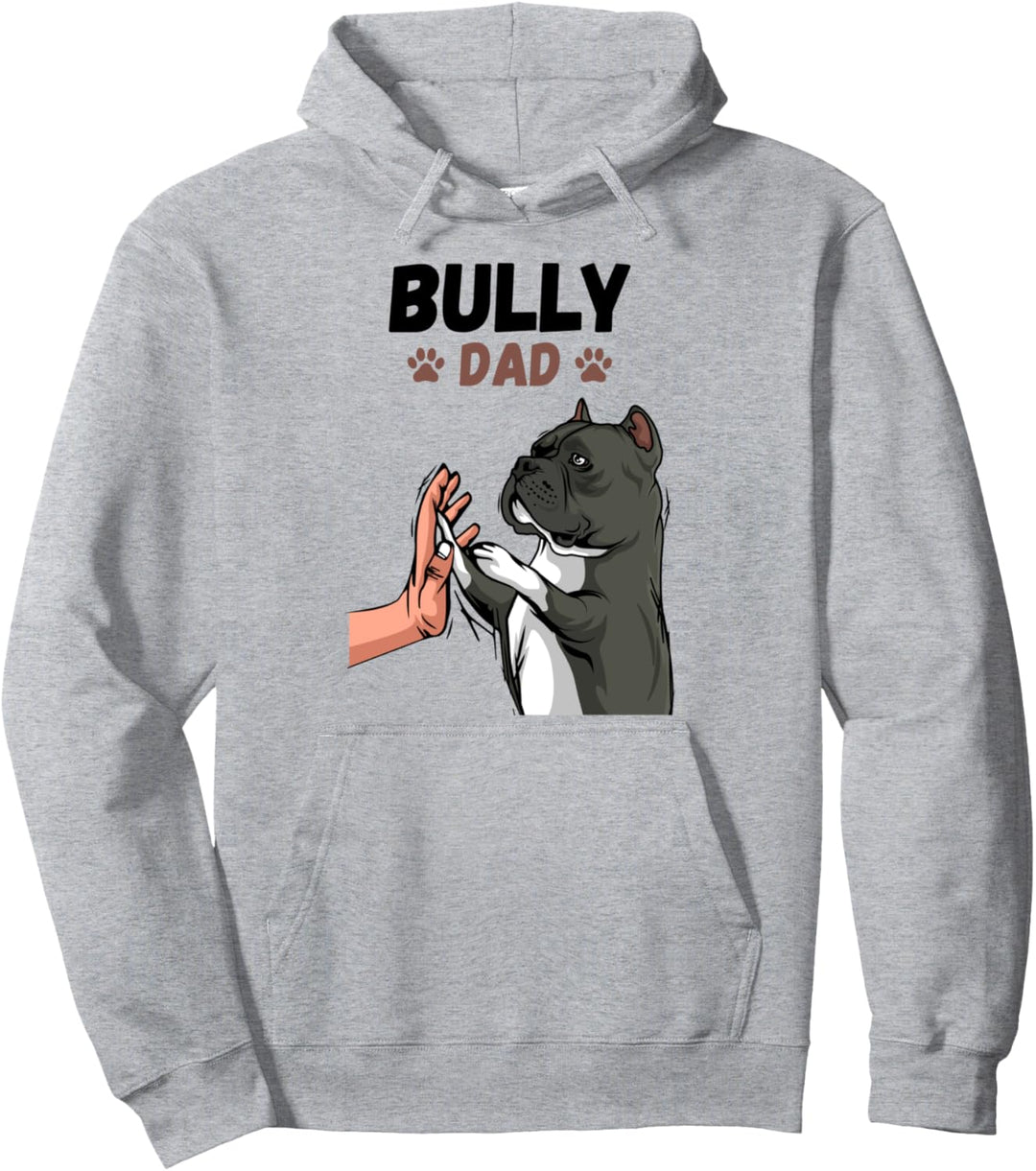 American Bully Dad Hunde Papa Herrchen Pullover Hoodie