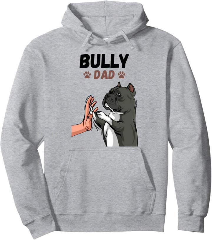 American Bully Dad Hunde Papa Herrchen Pullover Hoodie