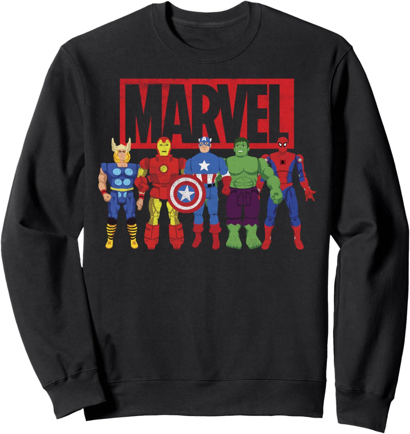 Marvel Avengers Classic Action Figures Sweatshirt