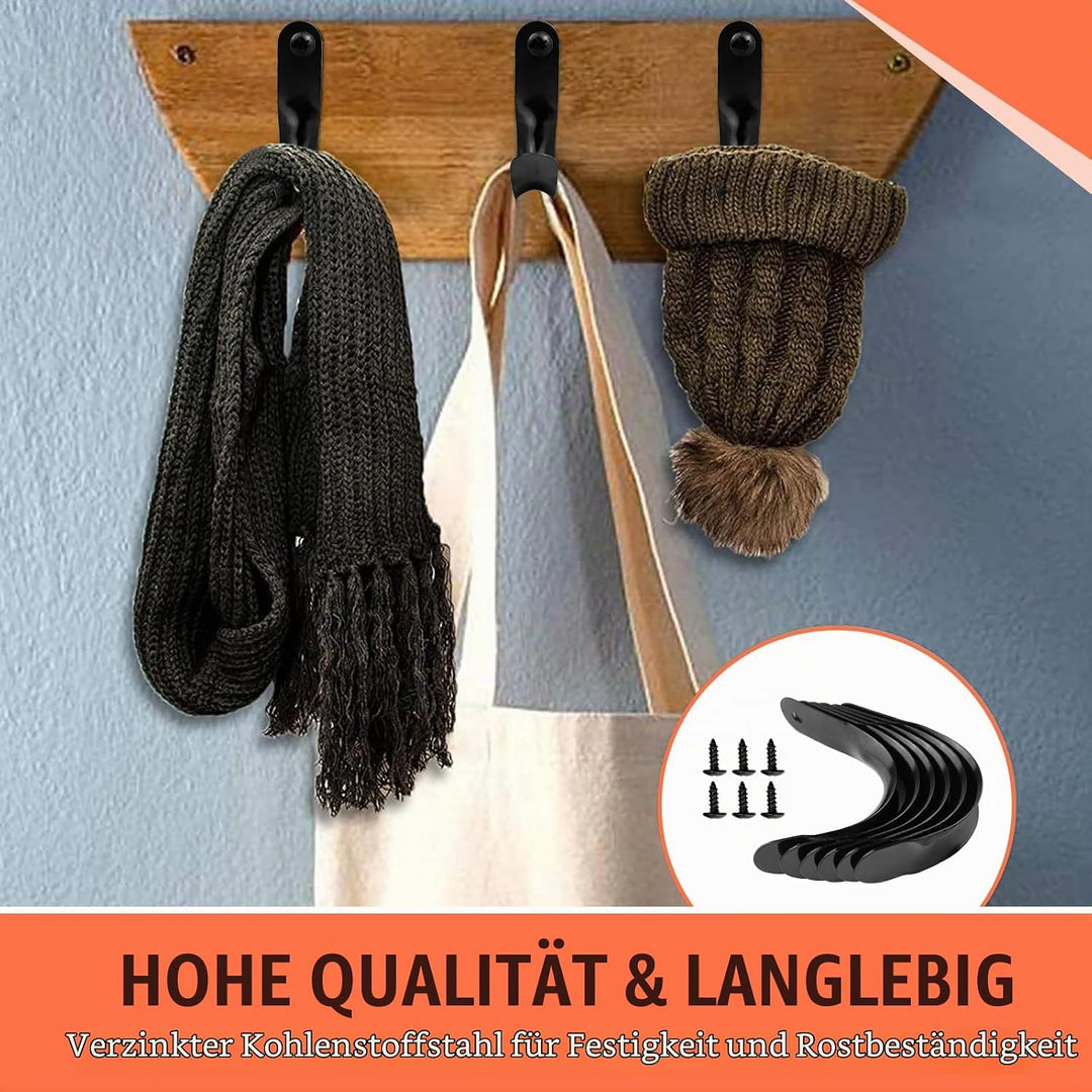 18 Stk Gartengerätehalter Haken, Einzelhaken/Doppelhaken Gerätehalter für Garage, Garten, Fahrradsch
