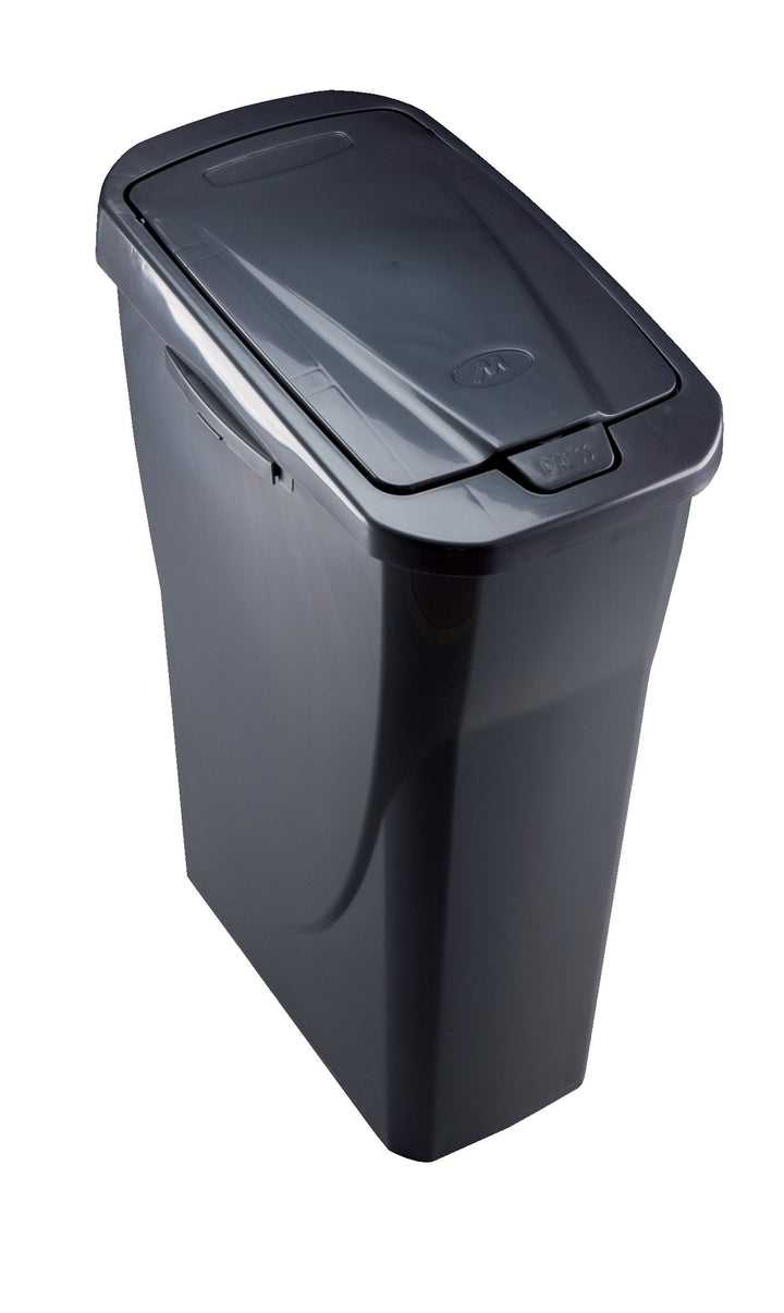 Mondex Müllsortierer 25 Liter mit schwarzem Deckel