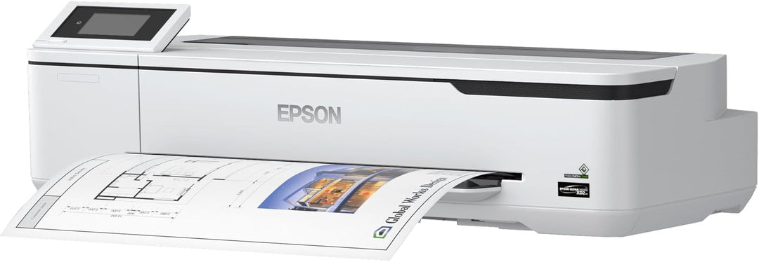 Epson SureColor SC-T3100N Tinten-Grossformatdrucker für CAD/GIS/POS (Drucke bis DIN A1+, Rollendruck