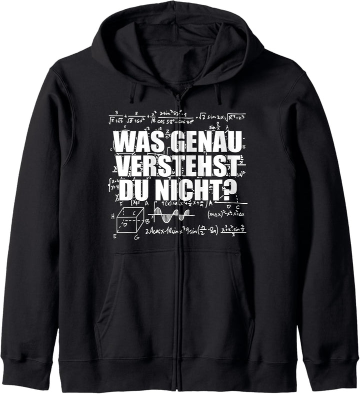 Mathematik Algebra Was genau von Mathe verstehst du nicht Kapuzenjacke