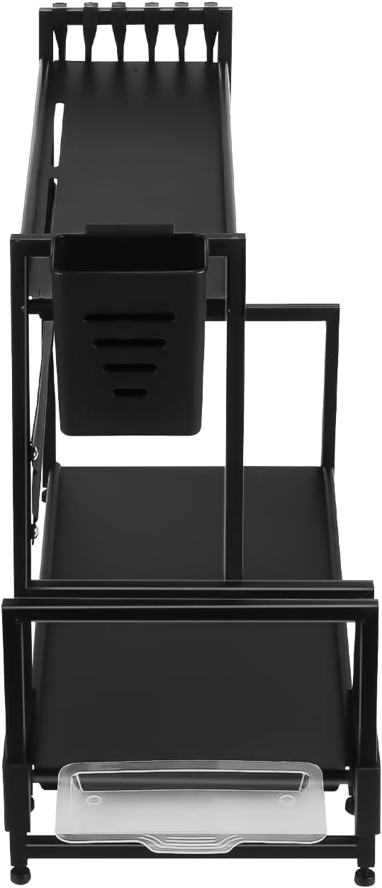 LANTUS Aufbewahrung unter der Spüle, Badezimmer oder Waschküche, ausziehbare Schublade, grosses Fass