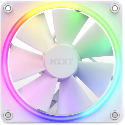 NZXT F120-RGB-Lüfter — RF-R12TF-W1 — Erweiterte Anpassung der RGB-Beleuchtung — Flüsterleise Kühlung