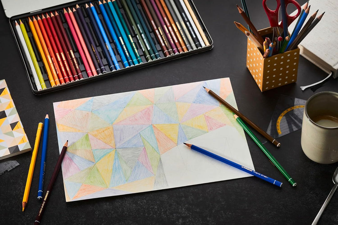 Premium-Buntstift - STABILO Original - ARTY+ - 38er Metalletui - mit 38 verschiedenen Farben, 38er M