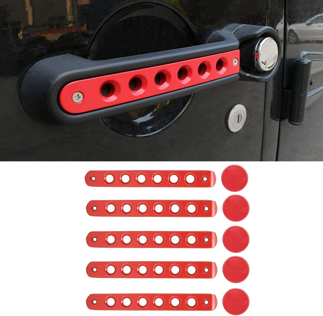 Türgriff-Einsätze, Türgriff-Einsätze, Türgriff-Einsätze mit Lenkerabdeckung für Jeep Wrangler JK/Unl