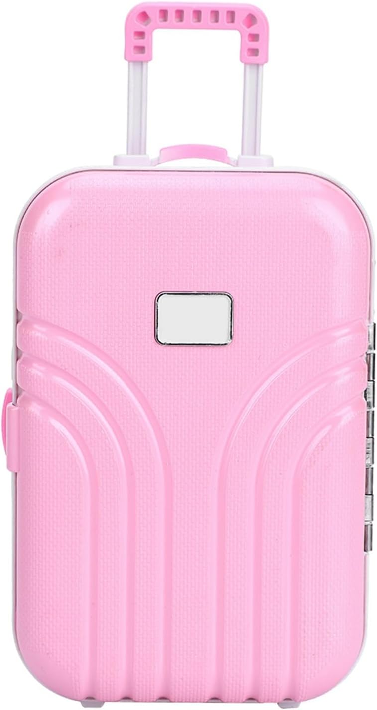 Mini-Kofferspielzeug, Mädchenliebe Plastik Spielzeug für Kinder, Compact Design, Pink, für Kleinkind
