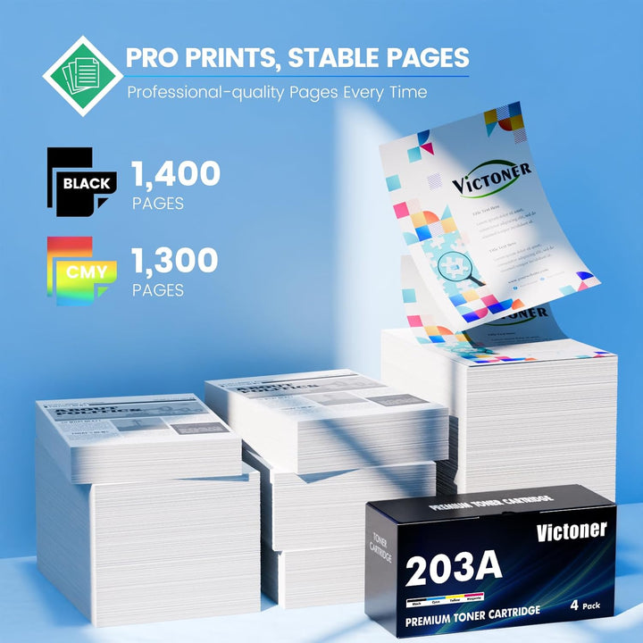 203A 203X MFP M281fdw Toner: für HP 203A 203X Color Laserjet Pro MFP M281fdw M281fdn M254dw M281cdw