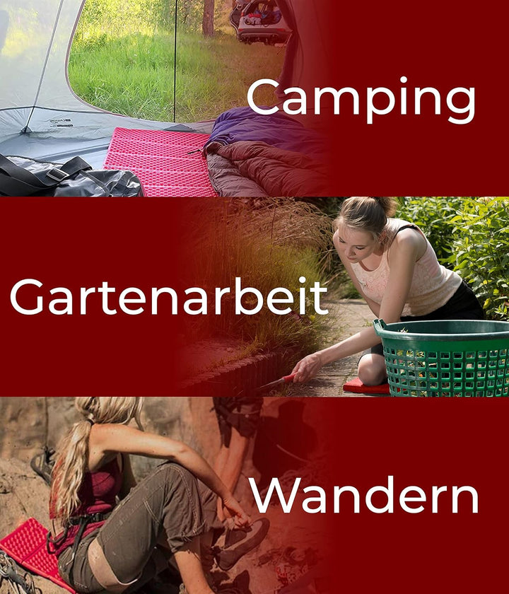 AceCamp Tragbare ultraleichte Mini-Klappmatte, wasserdicht, Schaumstoff-Sitzpolster für Outdoor-Akti