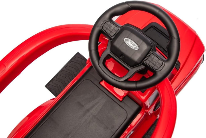 sun baby Rutschauto ab 1 Jahr mit Schieber – Fort Raptor – grosse Geländereifen, LED-Lichter, Sitz m