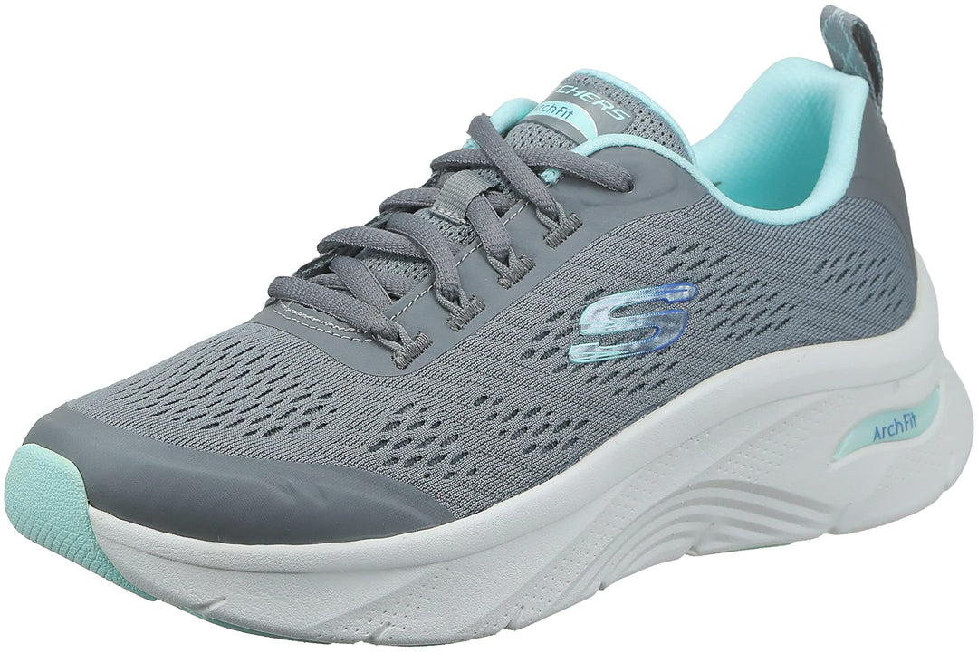 Skechers Accelerate 13011 BKPR Damen Sportschuhe 37 EU Graues Aquamarin, 37 EU Graues Aquamarin