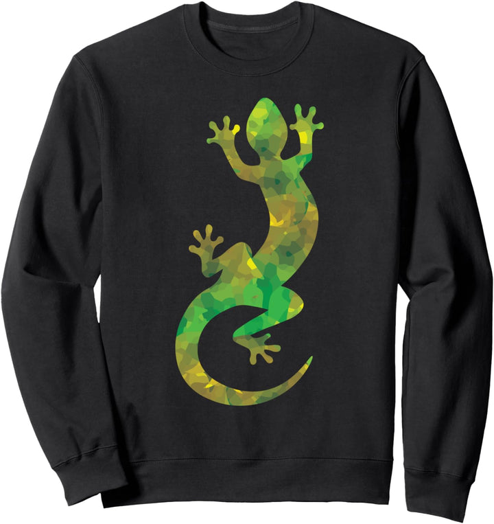 Eidechse Tarnung - Leguan Geschenk bunte Echse Terrarium Sweatshirt