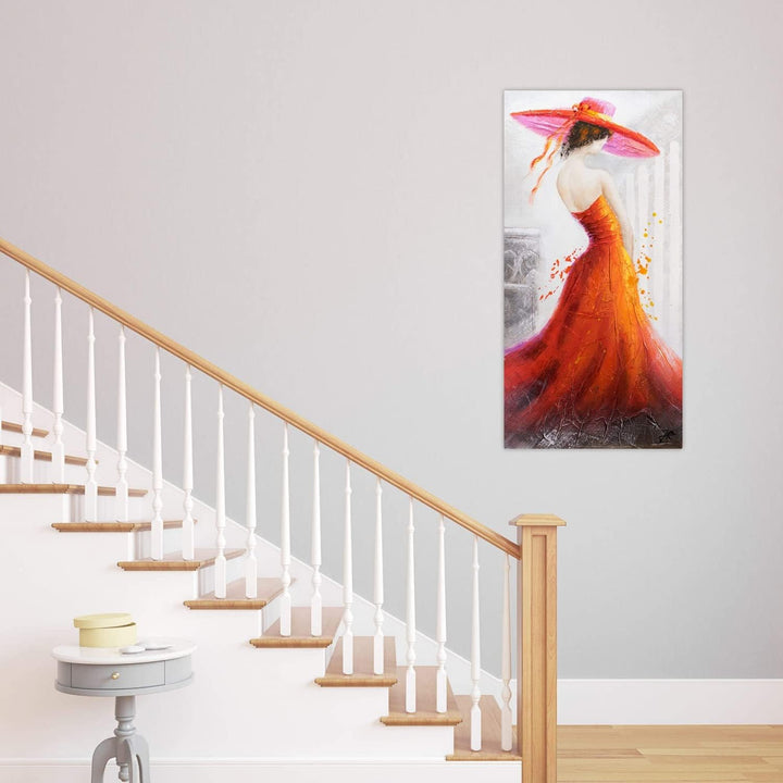 KunstLoft Leinwandbild | 100% HANDGEMALT | 60x120cm | Gemälde &